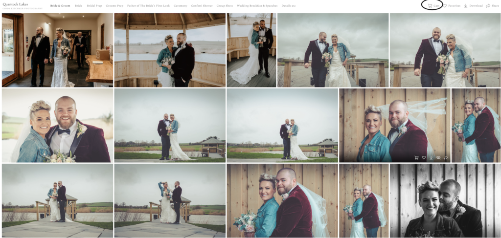 Ordering Prints from Pixieset gallery